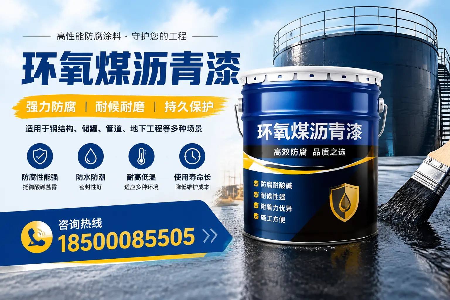 环氧煤沥青漆在工业中的应用,哈尔滨企业的选择