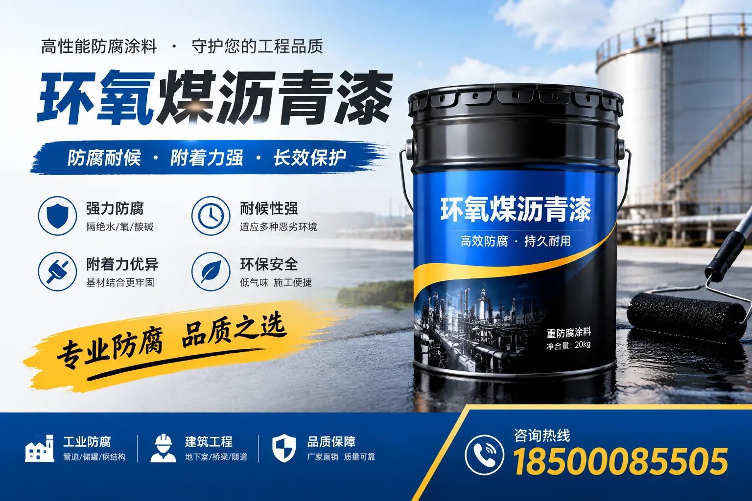 如何选择适合的环氧煤沥青漆？哈尔滨市场选型指南